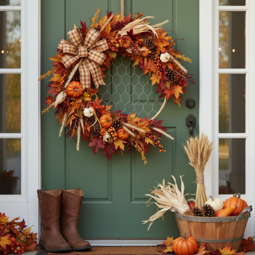 položky Boho kovový ozdobný prsten, stříbrný, Ø28cm s přírodní rafií, sada 4 kusů - závěsná dekorace, nástěnná dekorace