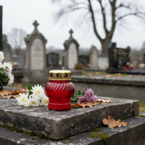 položky Hrob světlá skleněná koule Ø7,5cm H10cm 9 ks