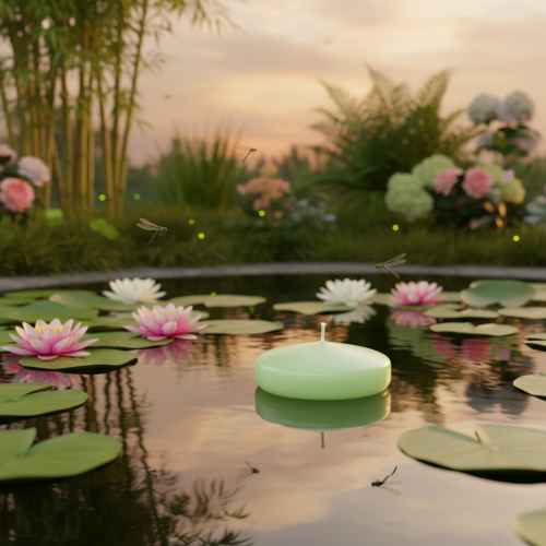 položky Plovoucí svíčka, dekorativní pro slavnostní příležitosti a příjemné chvíle, 8 cm, 8 kusů