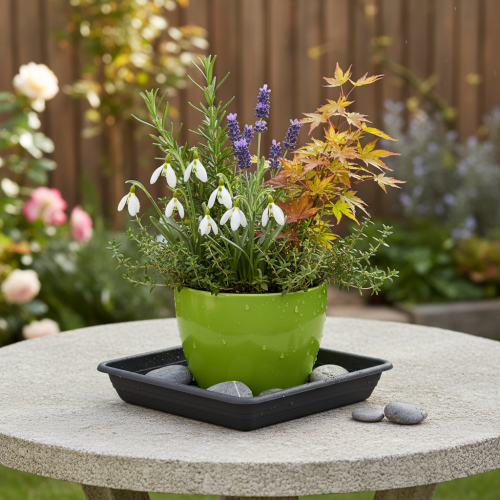 položky Podložka Lara čtvercová 20cm x 20cm antracitová 1 ks