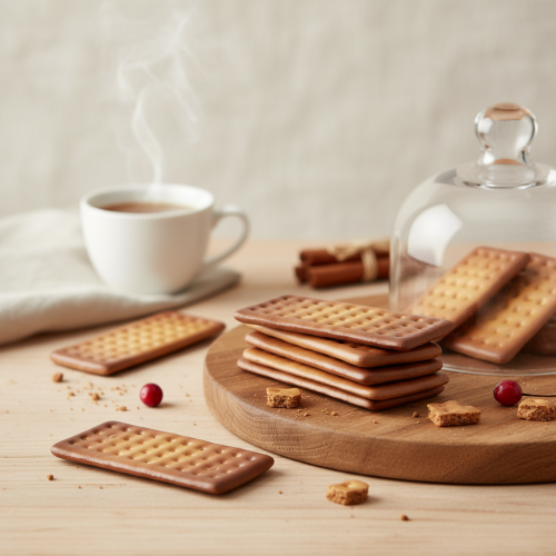 položky Dekorativní sušenky, umělé potraviny, 24 kusů, 9x4 cm, dekorace na stůl, dekorace výloh, dekorace na akci, foto rekvizity