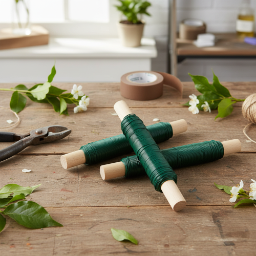 položky Květinový drátěný vázací drát zelený 0,65 mm 100 g 3 ks