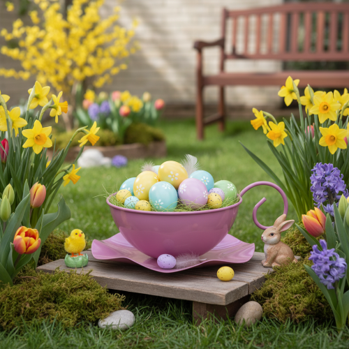 položky Kovový hrnek Ø16cm V9cm Dekorativní hrnek s podšálkem růžový 2ks