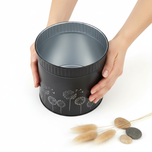 položky Květináč Pampeliška, černý, Ø15,5 cm V15,5 cm