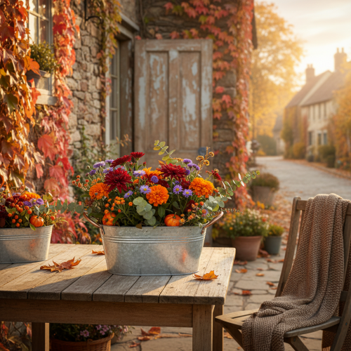 položky Květinová mísa s uchy, dekorativní mísa, kovová, 17,5×12×9 cm