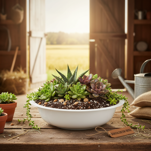 položky Kovová miska, bílá, smaltovaný vzhled, Ø36cm, V9,5cm