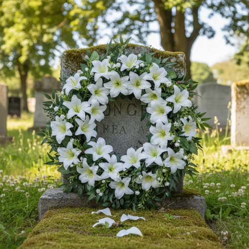 položky Lilie na drátu, střední, 25 kusů