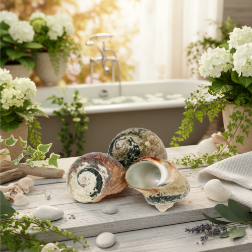 Turban Shell Alikreukel Natural 500g | Floristik24.cz