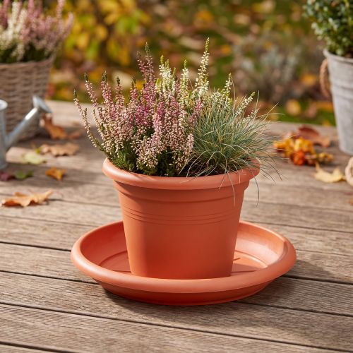 Podložka "Linda" Ø30cm terakota | Floristik24.cz