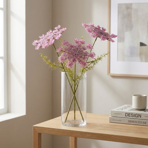 Umělá rostlina z hedvábného květu kopru pro moderní interiérový design 70 cm | Floristik24.cz