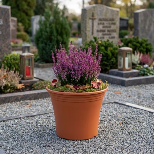 Hrnec „Irys“ plastový terakotový Ø15cm H13cm 1 ks | Floristik24.cz