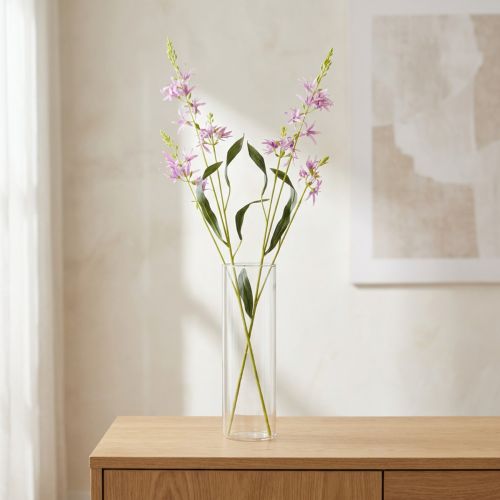 položky Umělá květina Triteleia pro elegantní květinovou dekoraci v obývacích prostorech, 110 cm, 2 kusy