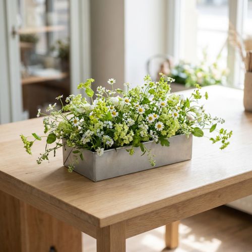 Mísa čtvercová šedá 20cm x 10,5cm V5cm | Floristik24.cz