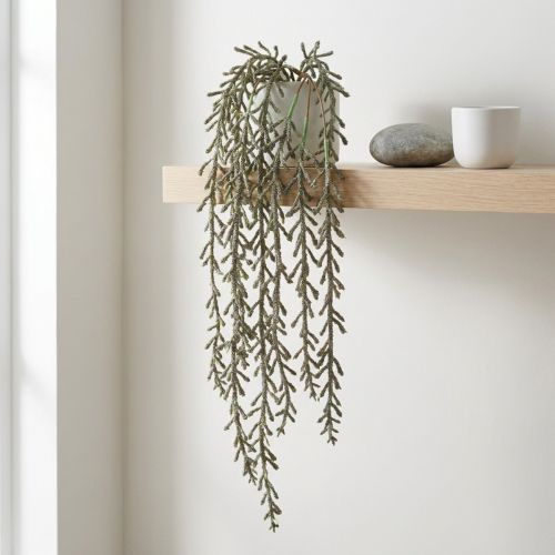 Sukulentní úponek zelený, bronzová metalíza 114cm | Floristik24.cz