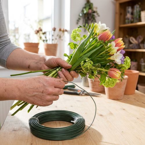 Hliníkový drát na květinové aranžmá a nápady na DIY dekorace – všestranný | Floristik24.cz