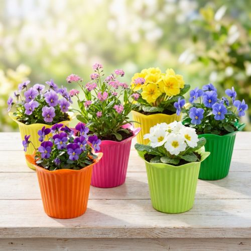 Plastová květináč Ø6,5cm 25 ks | Floristik24.cz