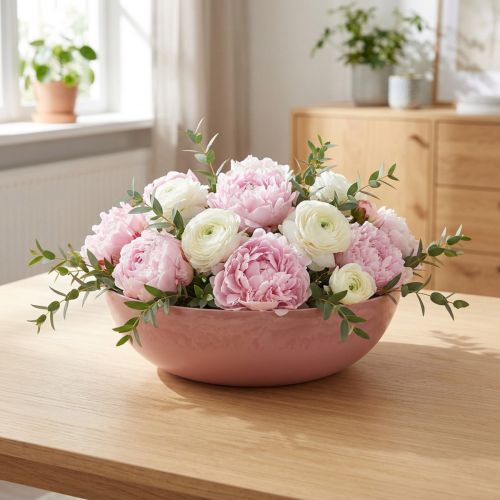 Dekorační mísa starorůžová Ø30cm V9cm | Floristik24.cz