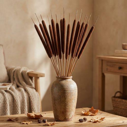 Reed Cob Mix Hnědá 100 ks | Floristik24.cz
