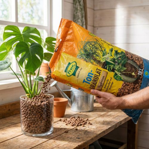 položky Frux Clay Granules Hydroton Expandovaný jíl pro rostliny 18l
