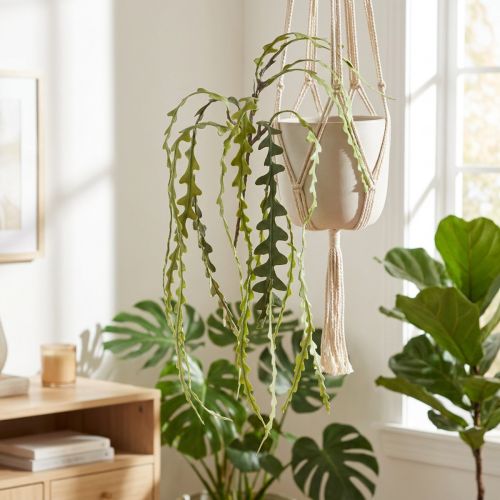 položky Umělá pila Leaf Cactus Epiphyllum anguliger L68cm 3 ks