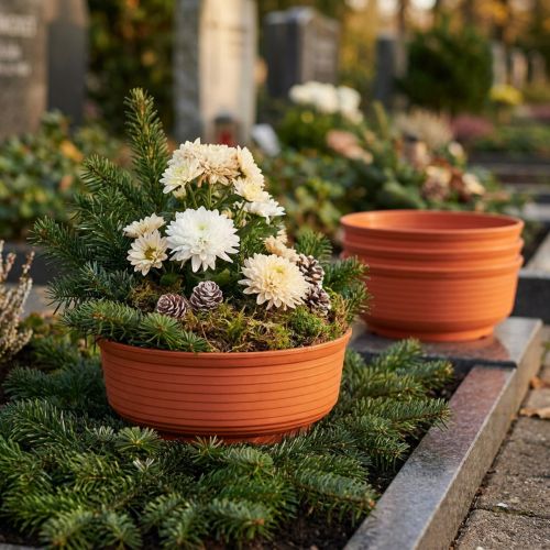 Miska ve tvaru Z plastu 18 cm 10 ks | Floristik24.cz