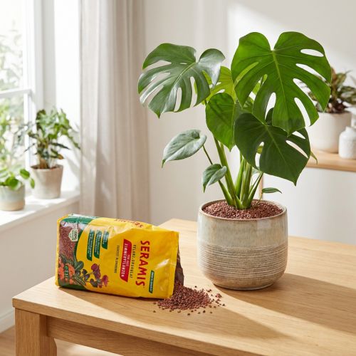 položky Seramis rostlinné granule pro pokojové rostliny 2,5l
