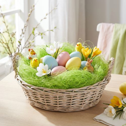 Sisalová jarní zelená dekorativní tráva 300g | Floristik24.cz