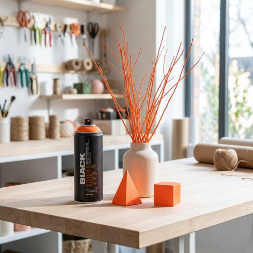 Barva ve spreji fluorescenční barva oranžová neonová graffiti 400ml | Floristik24.cz