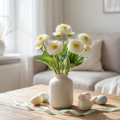 Bellisbund bílý 22cm 4ks | Floristik24.cz