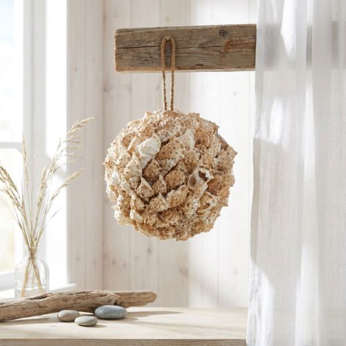 položky Mušle dekorace koule mořští šneci Námořní dekorace na zavěšení Ø18cm