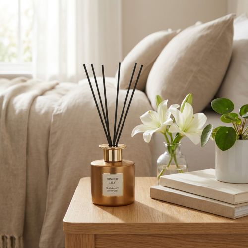 Pokojový vonný difuzér vonné tyčinky Ginger Lily 150ml | Floristik24.cz
