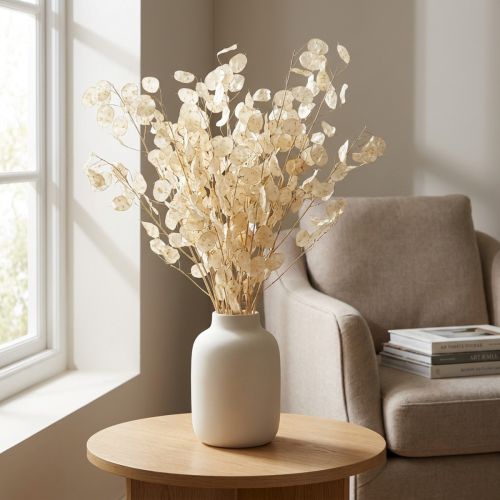 položky Lunaria Deco Moon Violet Silver Leaf Sušené 90cm 100g