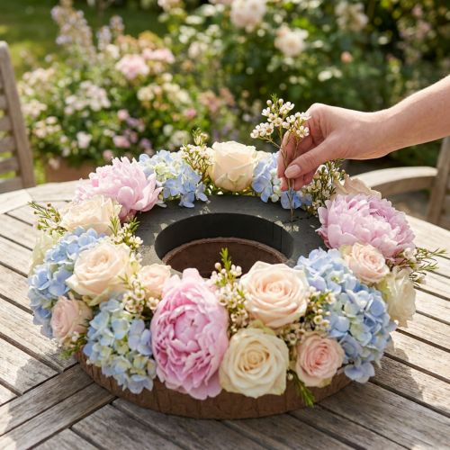 Květinový pěnový kroužek s podstavcem OASIS® Renewal® Floral Foam Biolit® 38 cm 2 ks | Floristik24.cz