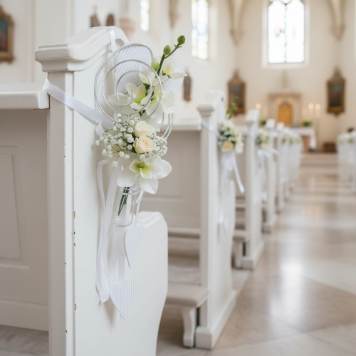 položky Závěs na lavici s trubkou a srdíčkem, 18 cm, 6 kusů