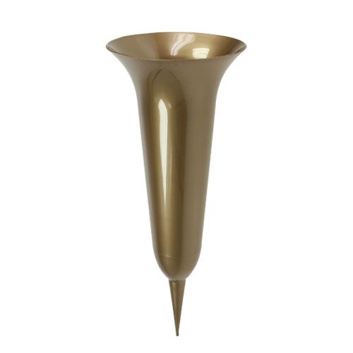 položky Náhrobní váza zlatá 40cm