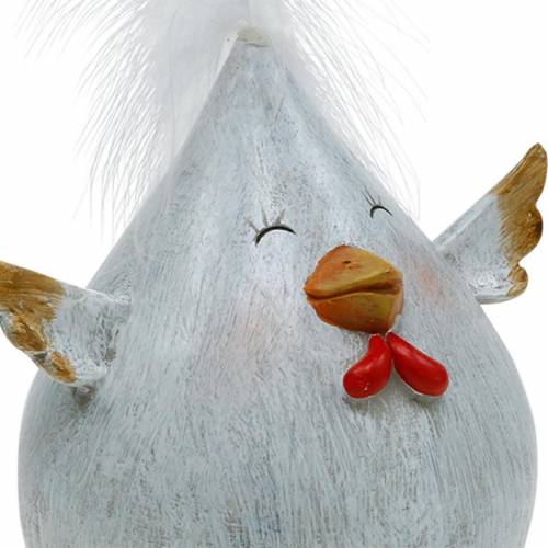 položky Jarní dekorace Funny Chick Velikonoční dekorace na stůl Dekorativní kuře 13cm