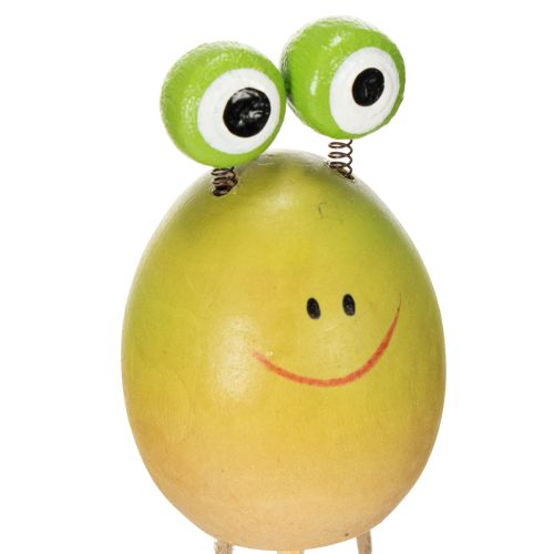 položky Zahradní kolíky ve tvaru žab pro zdobení květináčů na jaře nebo v létě, 34 cm, 6 kusů