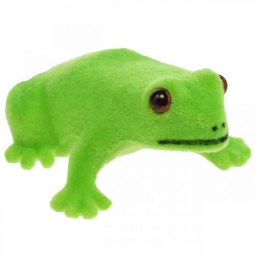 Žába deko figurka zelená stolní dekorace letní dekorace 5,5cm 12ks