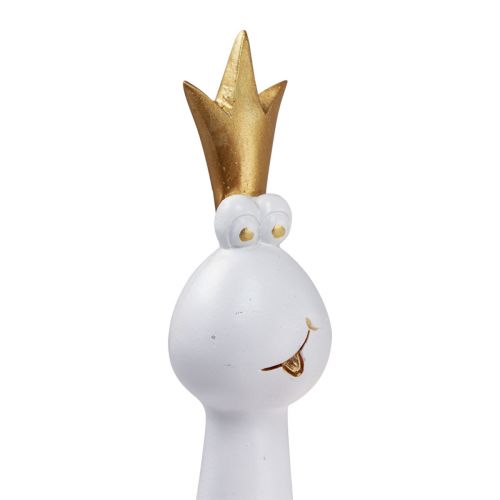 položky Dekorace Frog Prince Dekorace Frog Frog White Gold H19,5cm 2ks