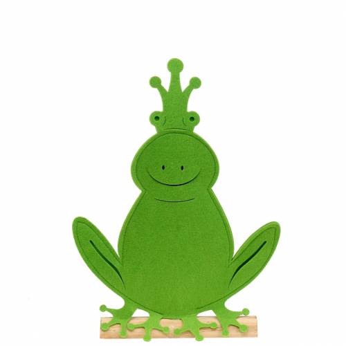 položky Frog King Felt Wood Green 20cm x 27,5cm Letní dekorace