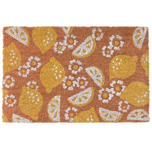 položky Rohožka citrony a květiny kokosová rohož 40×60cm