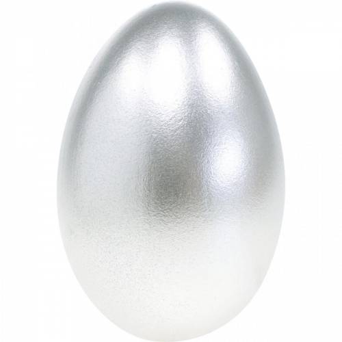 položky Husí vejce Stříbrná vyfouknutá vajíčka Velikonoční dekorace 12ks