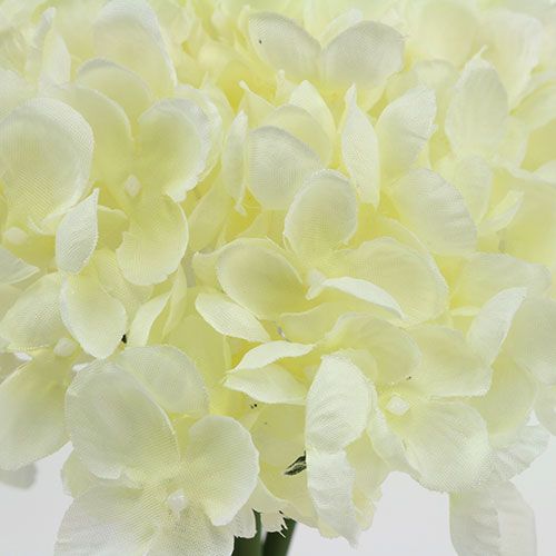 položky Hrozen hortenzie umělé květiny bílé L27cm