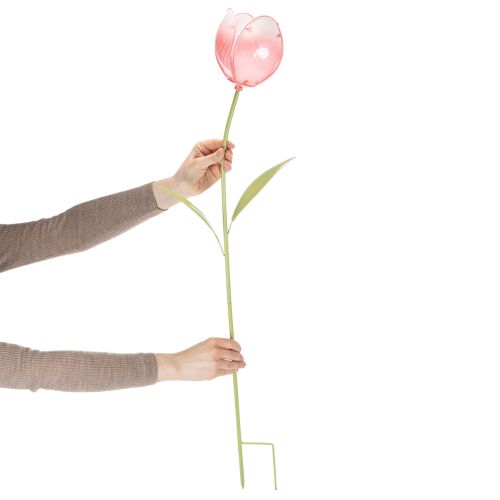 Dekorativní tulipán z květinového kůlu na záhony a okraje 94 cm | Floristik24.cz