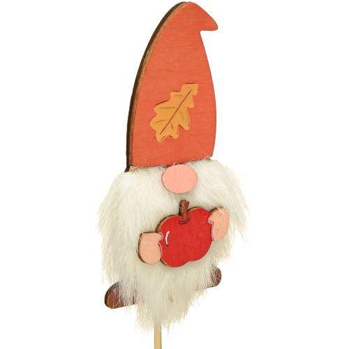 položky Garden Stakes Gnome Podzimní dekorace Dřevo Assorted 39cm 8 ks