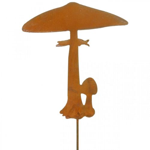 položky Zahradní kůl Houby Zahradní dekorace Rust Metal 70cm