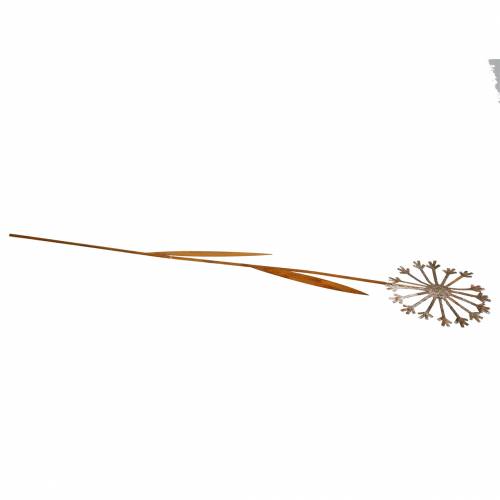 Floristik24 Zahradní hmoždinka Pampeliška nerez kov Ø18 H88cm