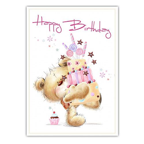 Floristik24 Přání k narozeninám "Happy Birthday" 5ks