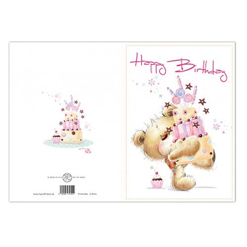 Floristik24 Přání k narozeninám "Happy Birthday" 5ks
