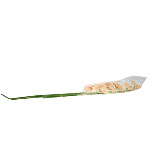 Floristik24 Umělá gerbera broskev 62cm 6ks